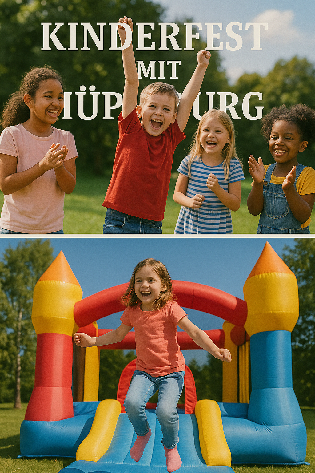 Kinderfest mit Hüpfburg